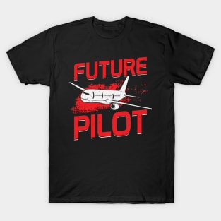 Future Pilot Flight School Chief Aviator Gift T-Shirt